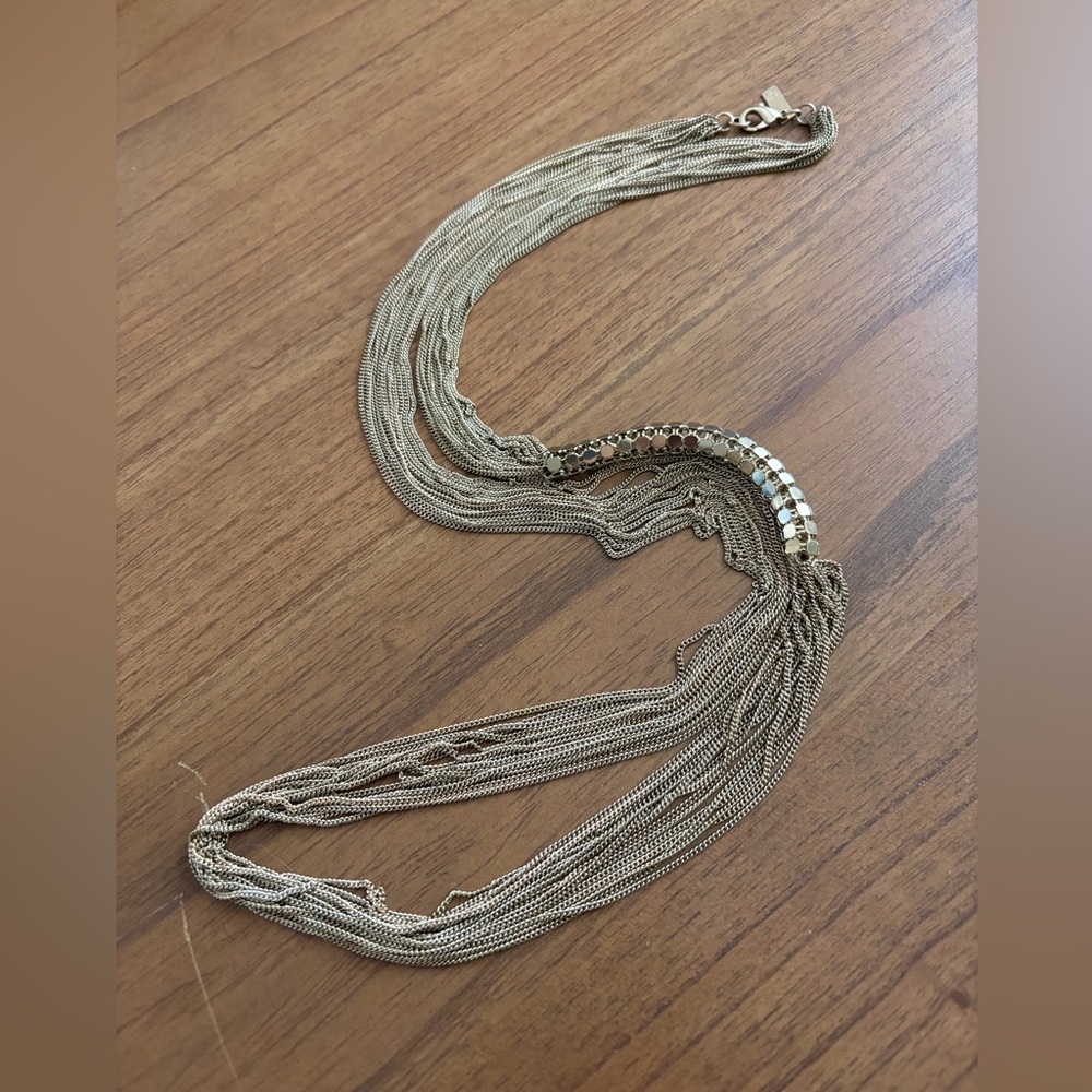 I N C multi-strand chain necklace